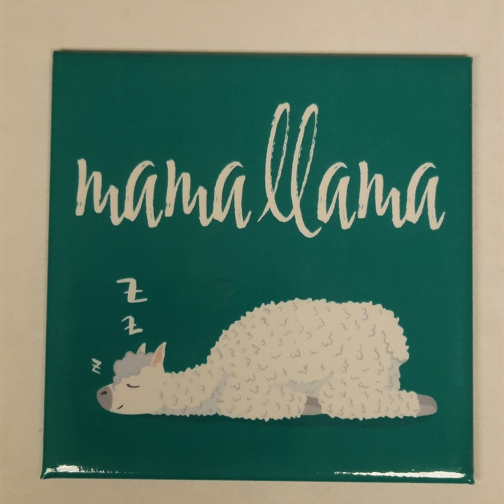 NEW Square Mamallama Magnet